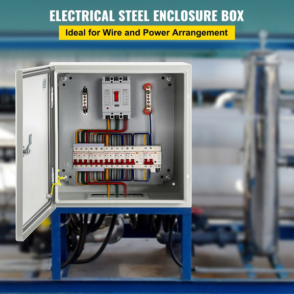 Nema Steel Enclosure 12 X 6''Steel Electrical Box


Electrical 4X Ip66 Waterproof & Dustproof Outdoor/Indoor Junction With Mounting Plat Electrical Bo