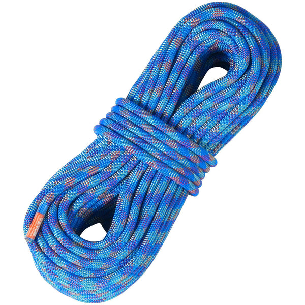 10.2Mm Dynamic Climbing Rope 40M(131Ft) Outdoor Rock 25Kn Breaking Tension Stretchable Fiber With Steel Snap Hooks For Escape Rappelling Fire Rescue B