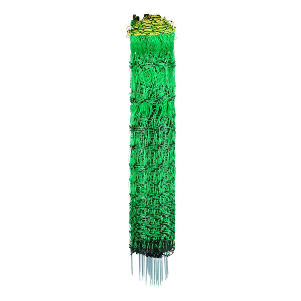 Vevor Electric Fence Netting 0.88 X 49.98 M Pe Fencing With Posts & Double Spiked Stakes Utility Portable For Goats Sheep Lambs Deer Hogs Dogs Used In