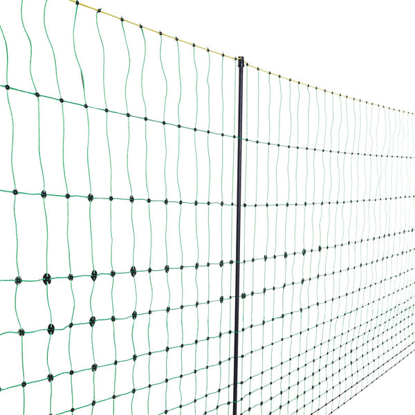 Vevor Electric Fence Netting 0.88 X 49.98 M Pe Fencing With Posts & Double Spiked Stakes Utility Portable For Goats Sheep Lambs Deer Hogs Dogs Used In