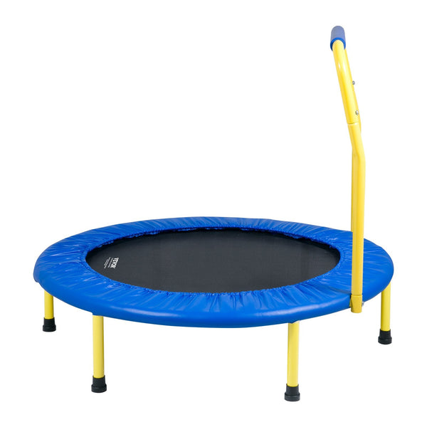 Vevor 3Ft Trampoline For Kids 92 Cm Indoor/Outdoor Toddlers Foldable Mini Baby With Foam Handle Recreational Birthday Gift 3+ Years Trampolines