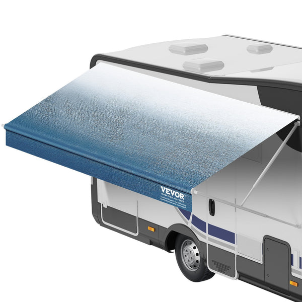 Vevor Rv Awning Fabric Replacement 6.15M Length For 6.4M Heavy Duty 3 Ply 16Oz Pvc Camper Waterproof & Uv Protection Outdoor Canopy Trailer Motorhome