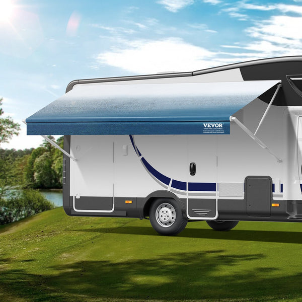 Vevor Rv Awning Fabric Replacement 6.15M Length For 6.4M Heavy Duty 3 Ply 16Oz Pvc Camper Waterproof & Uv Protection Outdoor Canopy Trailer Motorhome