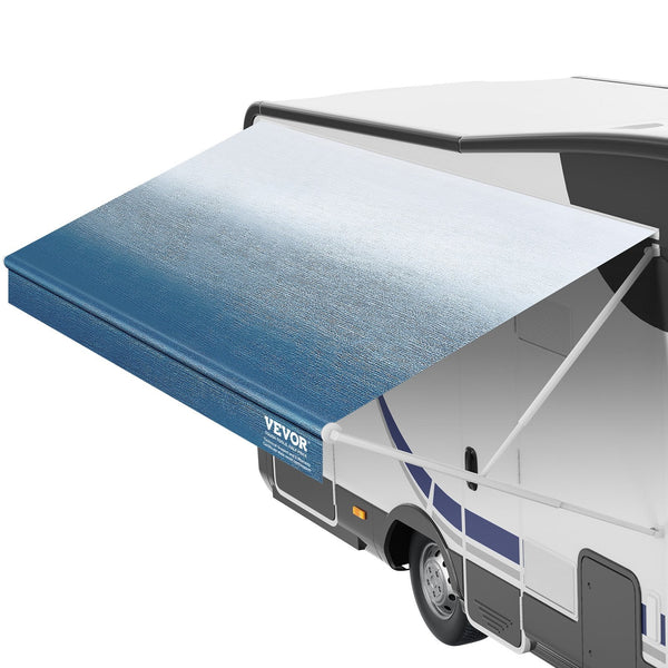 Vevor Rv Awning Fabric Replacement 6.15M Length For 6.4M Heavy Duty 3 Ply 16Oz Pvc Camper Waterproof & Uv Protection Outdoor Canopy Trailer Motorhome