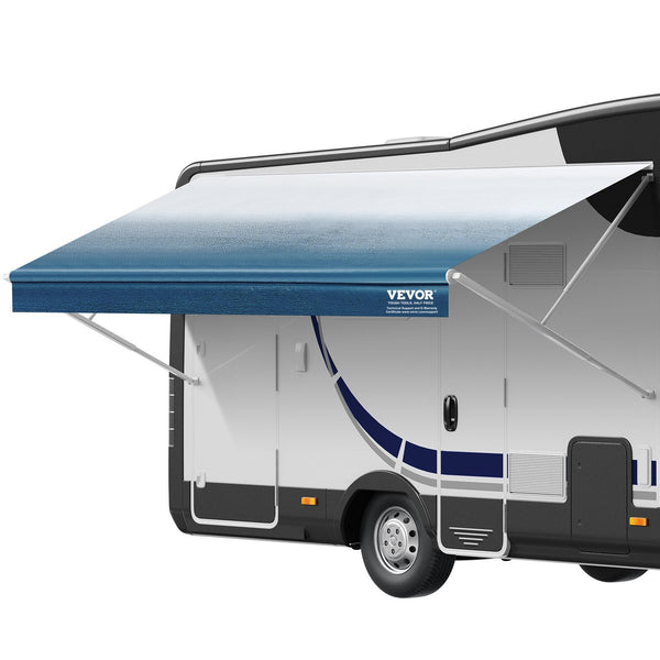 Vevor Rv Awning Fabric Replacement 6.15M Length For 6.4M Heavy Duty 3 Ply 16Oz Pvc Camper Waterproof & Uv Protection Outdoor Canopy Trailer Motorhome