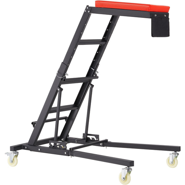 Vevor Automotive Topside Creeper With Adjustable Height 48" 76" 181.44Kgs Capacity High Swivel Caster Wheels Heavy Duty Foldable For Repair And Mainte