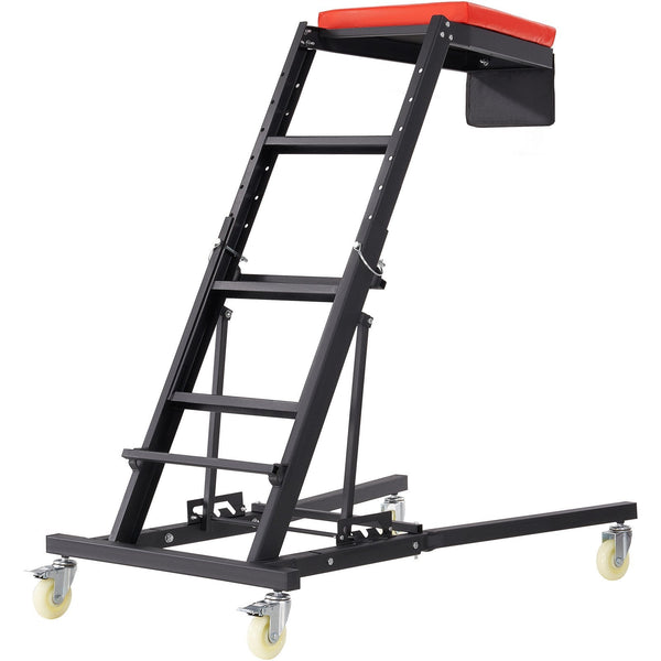 Vevor Automotive Topside Creeper With Adjustable Height 48" 76" 181.44Kgs Capacity High Swivel Caster Wheels Heavy Duty Foldable For Repair And Mainte