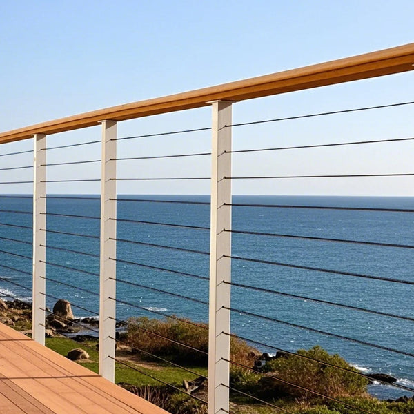 Vevor T316 Stainless Steel Cable 3.18Mm 7X7 Wire Rope 152.4M Railing Garden Fencing Accessories