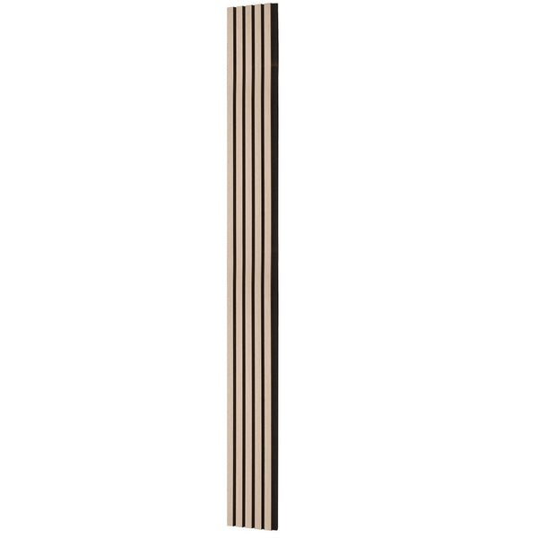 Wood Slat Acoustic Panels 7.9 X 94.5 Inch Mdf Accent Wooden Wall For Modern Interior Decor Faux Board Noise Reduction Silver Other Home Décor