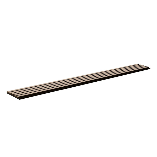 Wood Slat Acoustic Panels 7.9 X 94.5 Inch Mdf Accent Wooden Wall For Modern Interior Decor Faux Board Noise Reduction Silver Other Home Décor
