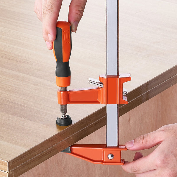 Vevor Bar Clamps For Woodworking 2 Pack 914Mm Quick Change With 600 Lbs Load Limit 2.5" Throat Depth Cast Iron And Carbon Steel Metal Working Other Wo