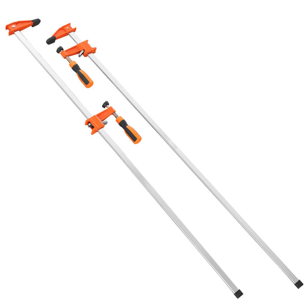 Vevor Bar Clamps For Woodworking 2 Pack 914Mm Quick Change With 600 Lbs Load Limit 2.5" Throat Depth Cast Iron And Carbon Steel Metal Working Other Wo