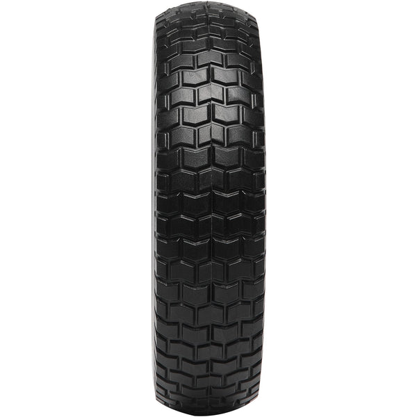 Solid Pu Run Flat Tire Wheel 254 Mm Pack 81.6 Kg Dynamic Load 99.8 Static Free Tubeless Tires And Wheels For Hand Truck Utility Cart Dollies Garden Tr