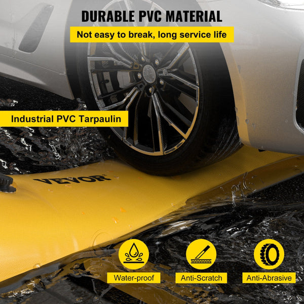 Vevor Flood Barrier Hydro 24' Length X 6 Other Safety Signs