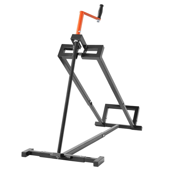 Ride On Lawn Mower Lift Jack 880 Lbs Weight Capacity Telescopic Maintenance With Crank Handle & Power Tool Foldable Tractor Lifter For Mowers And Gard