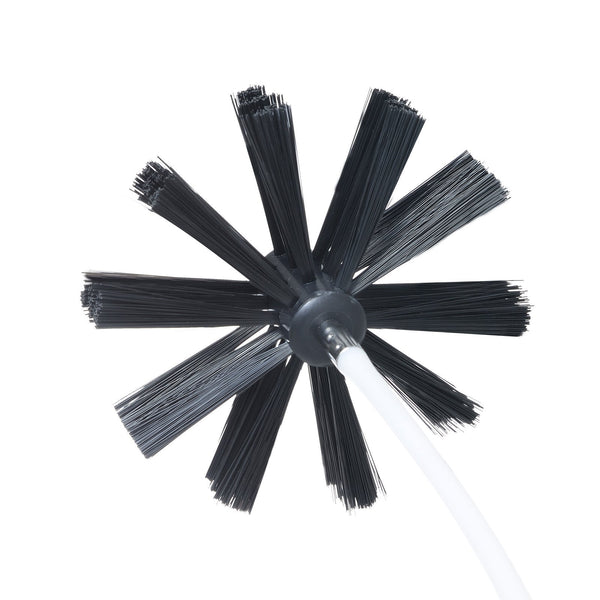 Vevor 15.24M Dryer Vent Cleaner Kit 37 Pieces Duct Cleaning Brush Reinforced Nylon Tools Lint Remover With Flexible Trap Clamp Connectors Cleaning Bru