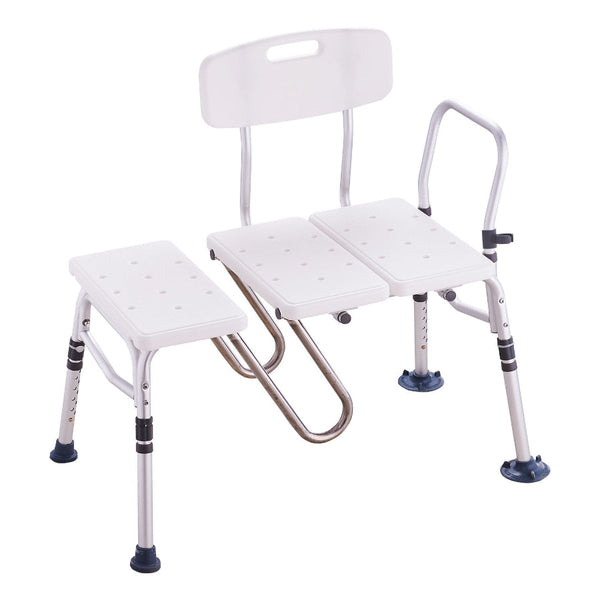 Vevor Tub Transfer Bench Bathtub Shower Seat For Senior Height Adjustable 400Lbs Dressing & Grooming Aids