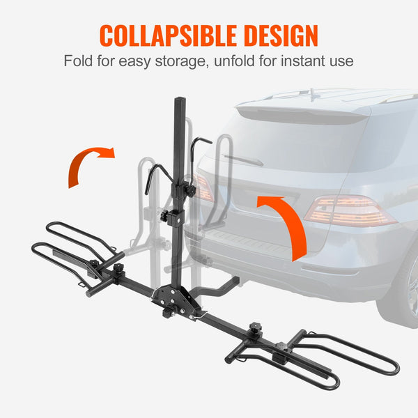2 Bike Rack Hitch Mount Folding Carrier Truck Suv 1.25 Car Racks