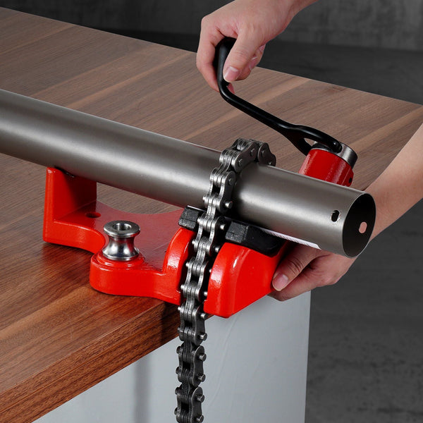 Heavy Duty Pipe Chain Vise 1/4" 6" Capacity 28" Rugged & Cast Iron Base Industrial Grade Clamping Other Pump Parts & Accessories