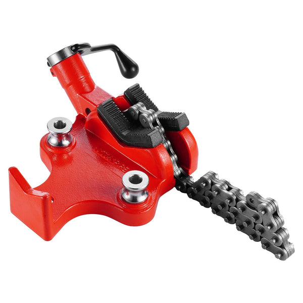 Heavy Duty Pipe Chain Vise 1/4" 6" Capacity 28" Rugged & Cast Iron Base Industrial Grade Clamping Other Pump Parts & Accessories
