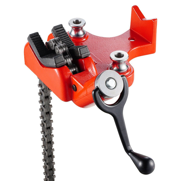 Heavy Duty Pipe Chain Vise 1/4" 6" Capacity 28" Rugged & Cast Iron Base Industrial Grade Clamping Other Pump Parts & Accessories