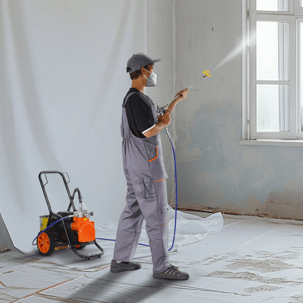 Vevor Cart Airless Paint Sprayer Diaphragm 1700W Electric Paint Sprayers