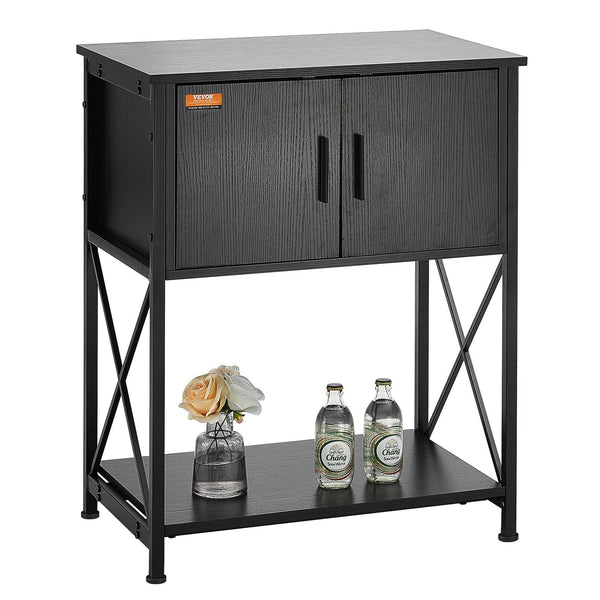 Vevor Aquarium Stand 20 Gallon Fish Tank 25.6 X 16.5 31.9 In Steel And Mdf Turtle 167.6 Lbs Load Capacity Reptile With Storage Cabinet Embedded Power