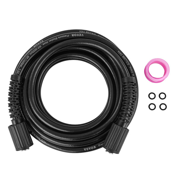 Vevor 50 Ft 3600 Psi High Pressure Power Washer Hose 1/4" Quick Connection Pressure Washers