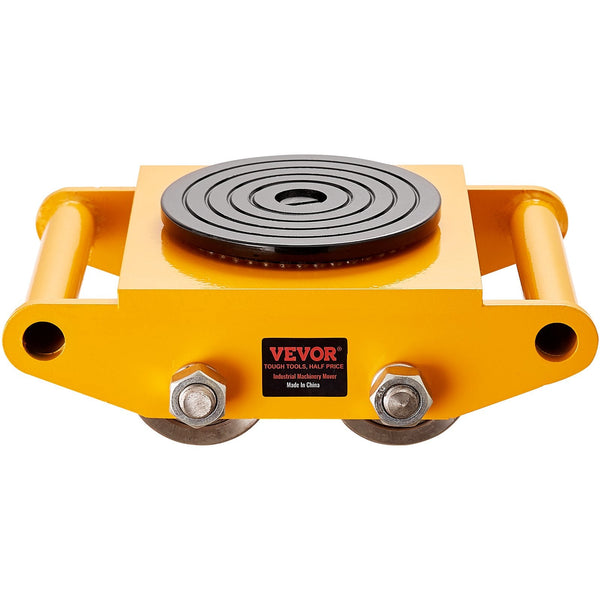 4Pcs Machinery Skate Dolly Mover 26455Lbs/12T Carbon Steel Wheels Workshop Dollies