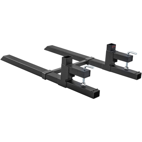 Pallet Forks 907 Kg Clamp On 1090 Mm Total Length Tractor Bucket With Adjustable Stabilizer Bar Heavy Duty Attachments Skid Steer Loader Other Materia
