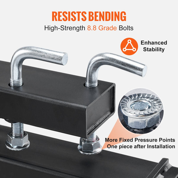 Vevor Pallet Forks 907 Kg Clamp On 1490 Mm Total Length Heavy Duty With Adjustable Stabilizer Bar Tractor Bucket Attachments Skid Steer Loader Pallet