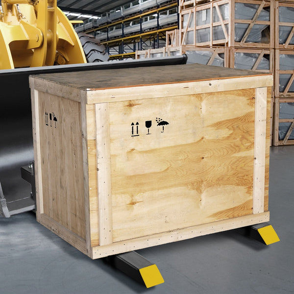 Vevor Pallet Forks 907 Kg Clamp On 1490 Mm Total Length Heavy Duty With Adjustable Stabilizer Bar Tractor Bucket Attachments Skid Steer Loader Pallet