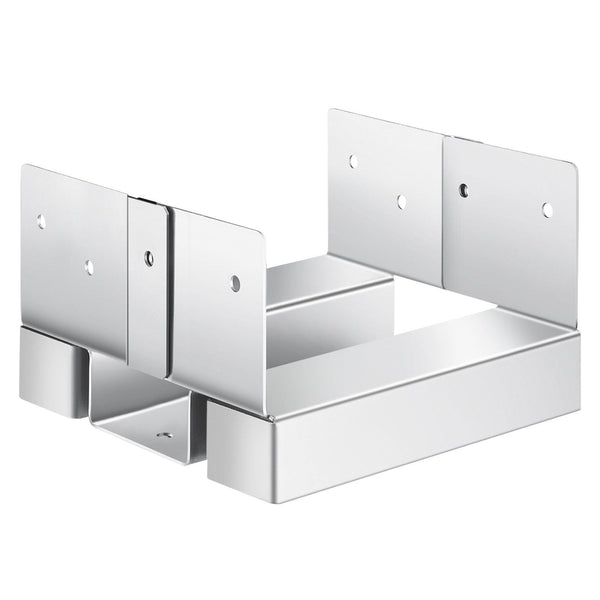 6X6 Post Base 10 Pcs Inner Size 5.49X5.57Inch/139.5X141.5Mm Concrete Anchor Heavy Duty Zinc Plated Carbon Steel Posts Brackets With Standoff Elevation
