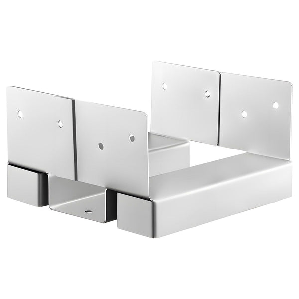 6X6 Post Base 10 Pcs Inner Size 5.49X5.57Inch/139.5X141.5Mm Concrete Anchor Heavy Duty Zinc Plated Carbon Steel Posts Brackets With Standoff Elevation