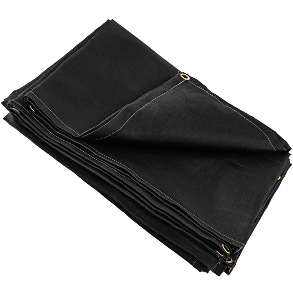 10 X Ft Welding Blanket Black Fiberglass Portable Fire Retardant Mat Fireproof Thermal Resistant Insulation With Carry Bag Other Welding Equipment