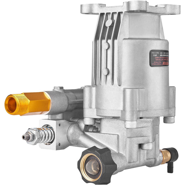 Pressure Washer Pump 19 Mm Shaft Horizontal 3400 Psi 2.5Gpm Replacement Power Pumps Kit Parts Compatible With Honda Simpson Ryobi Briggs & Stratton Su