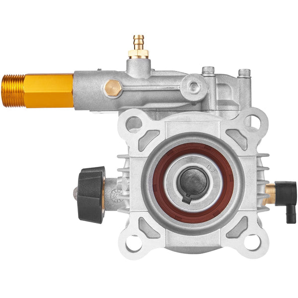Pressure Washer Pump 19 Mm Shaft Horizontal 3400 Psi 2.5Gpm Replacement Power Pumps Kit Parts Compatible With Honda Simpson Ryobi Briggs & Stratton Su