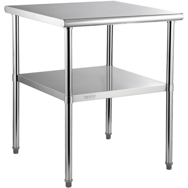 Stainless Steel Work Prep Table Commercial Food 30X30x36in Kitchen Benchtops