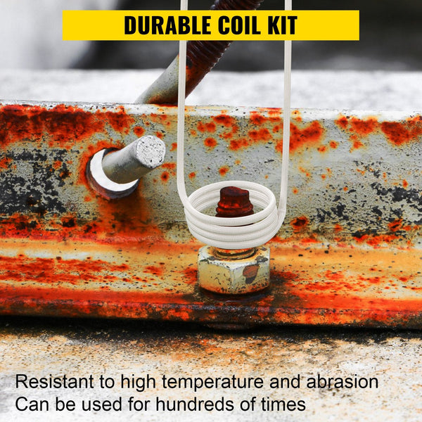 Vevor Induction Heater Coil Kit Coils 8Pcs For Removing Rusty Bolts Heaters