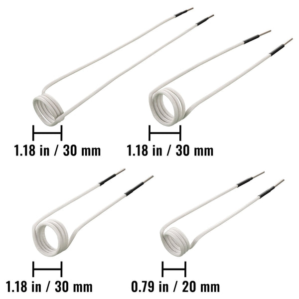 Vevor Induction Heater Coil Kit Coils 8Pcs For Removing Rusty Bolts Heaters