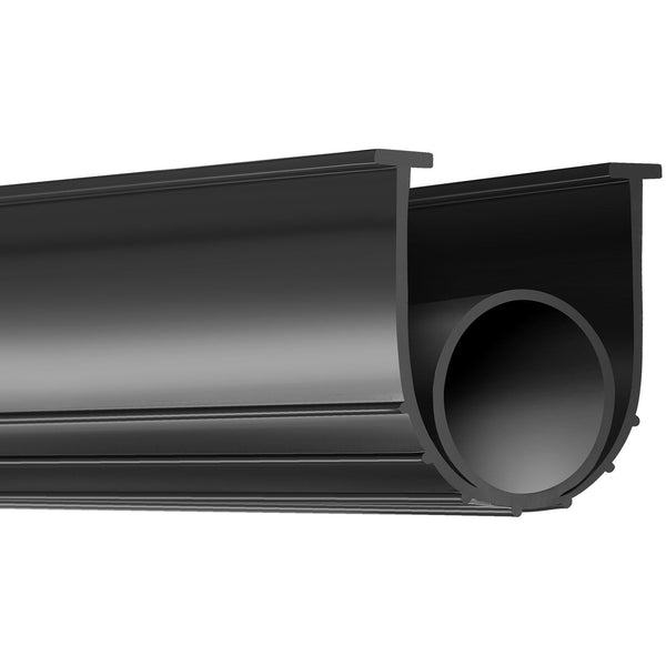 Garage Door Seals Bottom Rubber U Shape +O Ring Combination Weather 16Ft Weatherproofing 5/16 Inch T Ends And 3 3/4 Width For Doors Black Garage Door