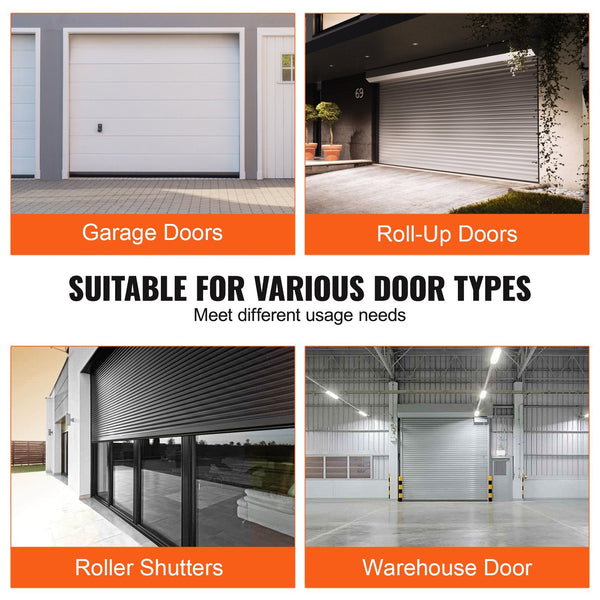Garage Door Seals Bottom Rubber U Shape +O Ring Combination Weather 16Ft Weatherproofing 5/16 Inch T Ends And 3 3/4 Width For Doors Black Garage Door