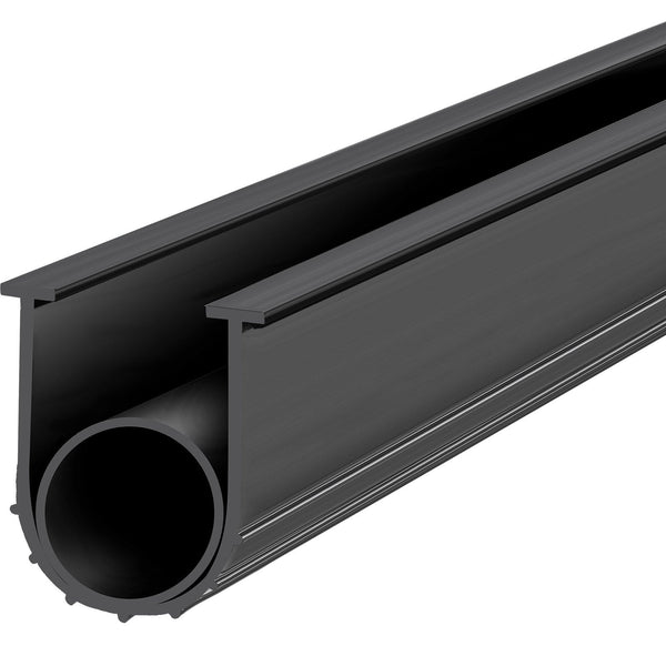 Garage Door Seals Bottom Rubber U Shape +O Ring Combination Weather 16Ft Weatherproofing 5/16 Inch T Ends And 3 3/4 Width For Doors Black Garage Door