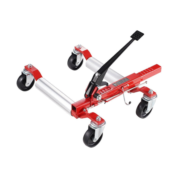 Vevor Wheel Dolly Max Capacity 1500 Lbs Car Jack Lifter With 360A Rotatable Wheels Heavy Duty Vehicle Positioning Ratchet Tire For Auto Repair Moving