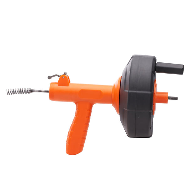 Vevor Drain Auger 25Ft 1/4In Drum Plumbing Snake Clog Remover Autofeed Post Hole Diggers & Augers