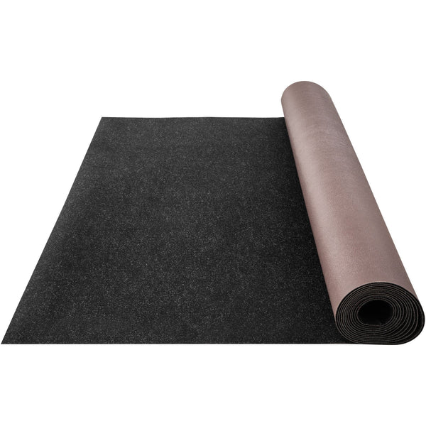 Marine Carpet 6 X 23 Ft Boat Carpeting Charcoal Black Grade Indoor/Outdoor With Water Proof Tpr Backing Roll For Home Patio Porch De Rugs