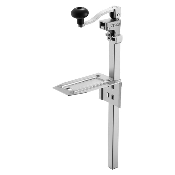 Vevor Commercial Can Opener Heavy Duty Manual Tabletop Cans For Up To 300 Mm Height Height Adjustable Professional Openers With Stainless Steel Blade