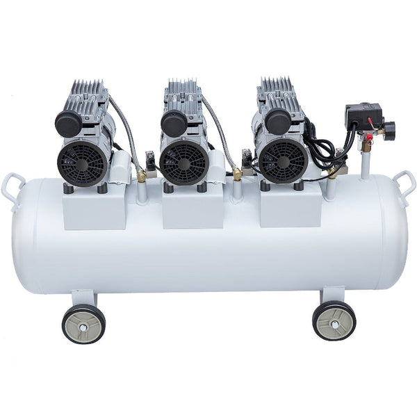 Oil Free Air Compressor Tank 100L 3Hp Ultra Silent Inflator Other Air Tools