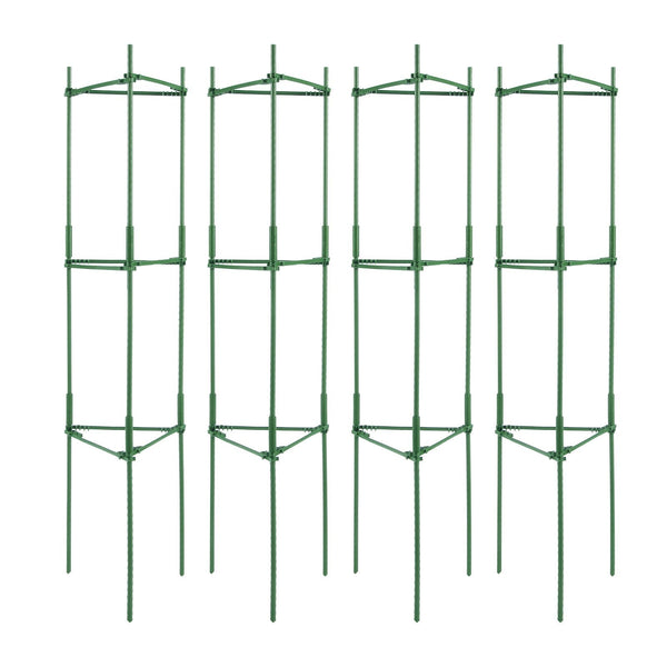 Vevor 4 Packs Tomato Cages For Garden 1620 Mm Plant Stakes Support Raised Garden Beds