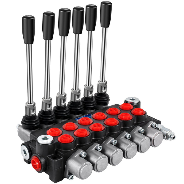 Hydraulic Directional Control Valve 6 Spool 11 Gpm Loader 3600 Psi Valves And Controls For Tractors Loaders Tanks Other Pump Parts & Accessories